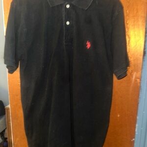 U.S. Polo Assn. Black Polo Shirt with Classic Design